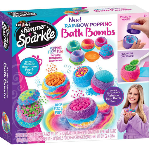 Picture of Rainbow Popping Bath Bombs